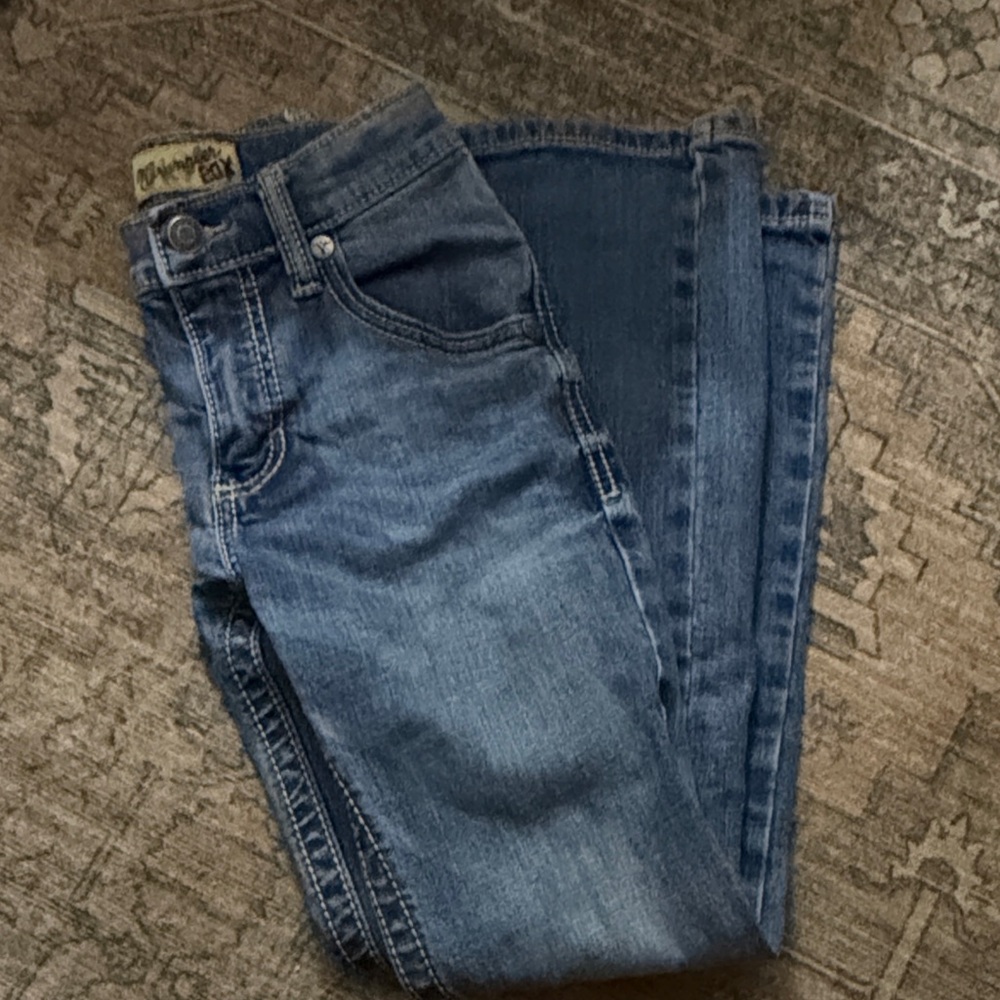 Wrangler Kids slim Blue Denim Jeans - Classic Wash